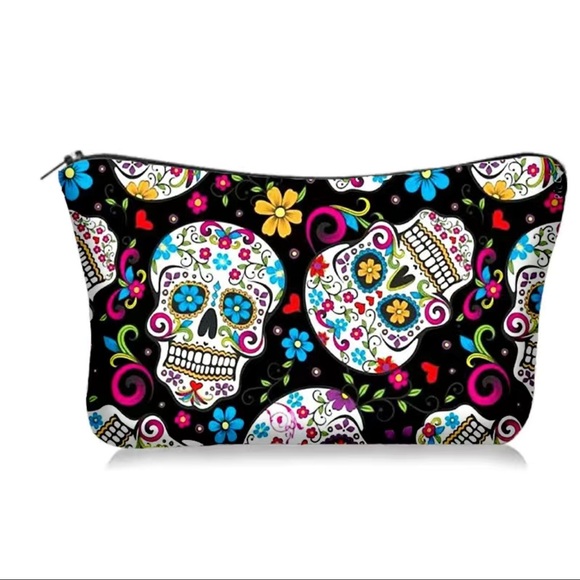 Handbags - Skull makeup bag